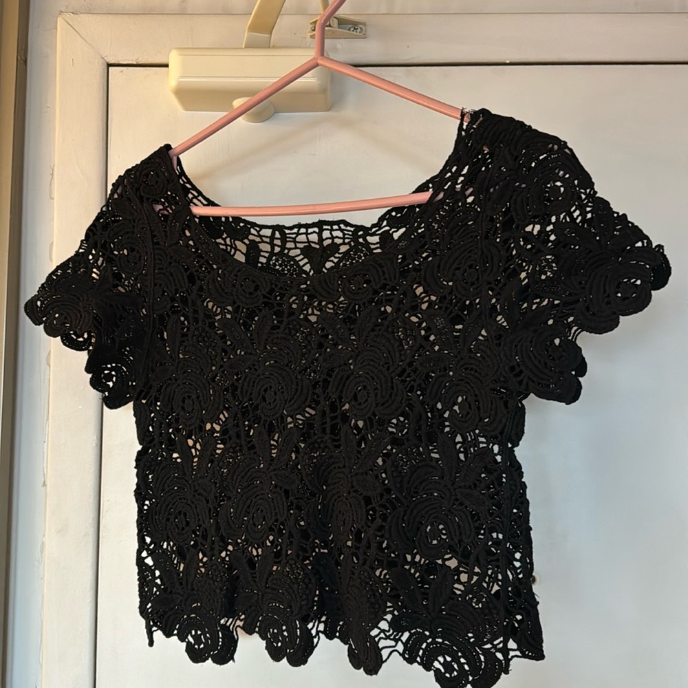 Crochet Flower Top